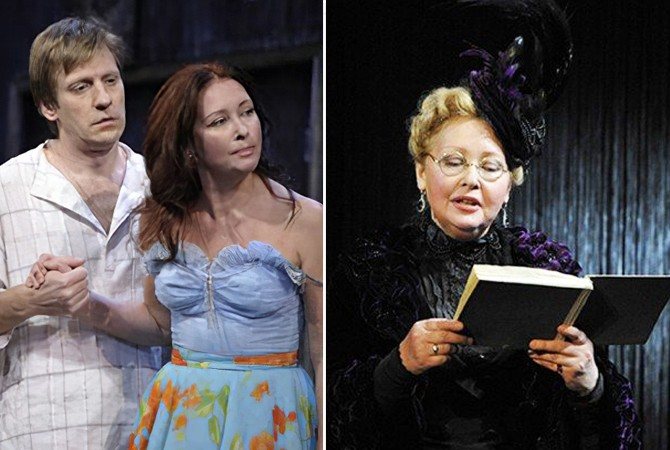 Актриса в театре