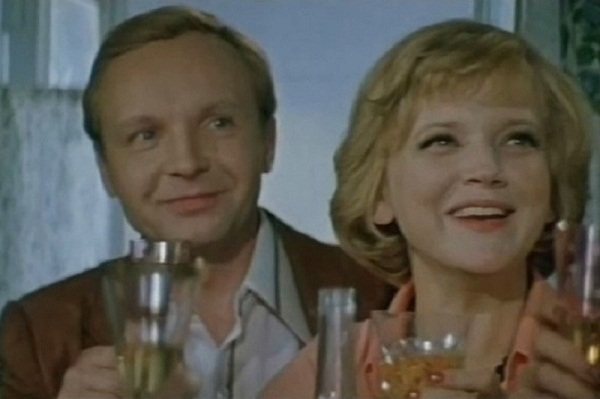 Андрей Мягков и Анастасия Вознесенская в молодости