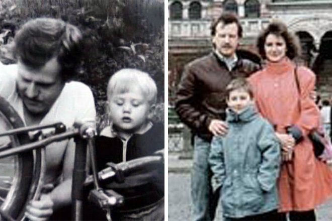 Дмитрий Шепелев с родителями