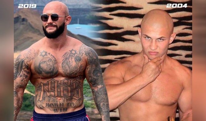 Джиган в молодости и сейчас