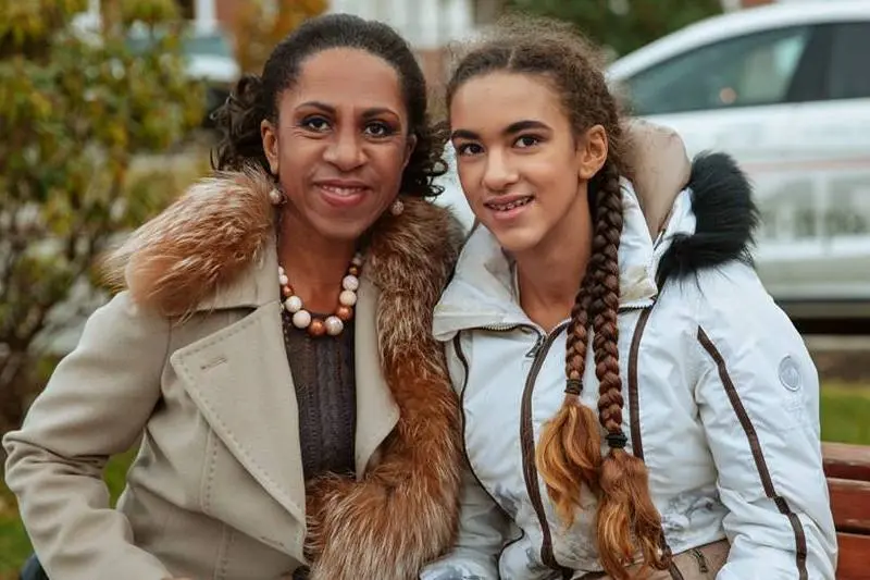 Елена Ханга и ее дочь Елизавета-Анна