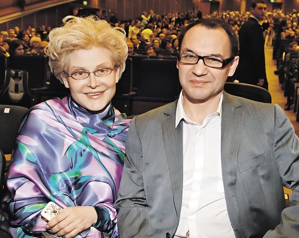 Елена Малышева с мужем