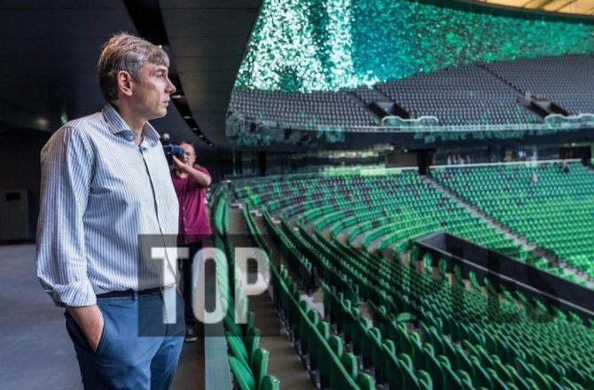 Галицкий на стадионе Краснодара