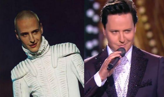 Имидж Витаса в молодости и сейчас