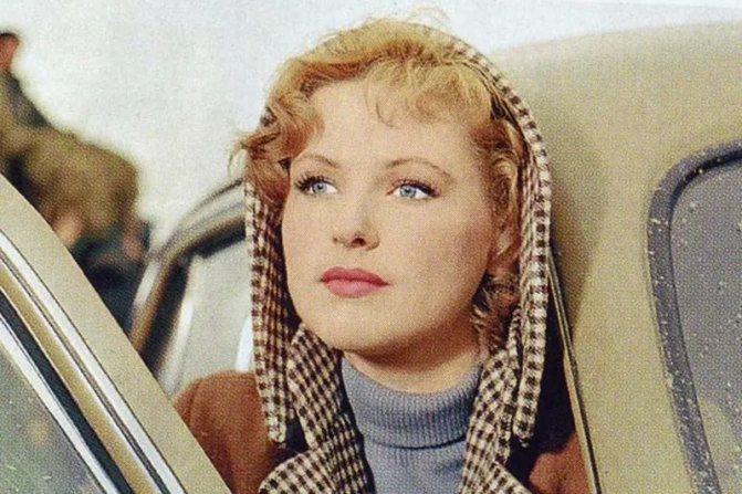 Наталья Фатеева в молодости (кадр из фильма "Случай на шахте восемь") 'Наталья Фатеева в молодости (кадр из фильма