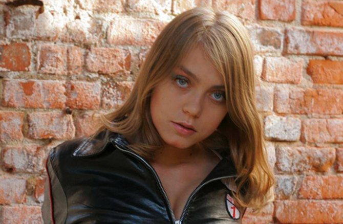 Оксана Почепа в юности