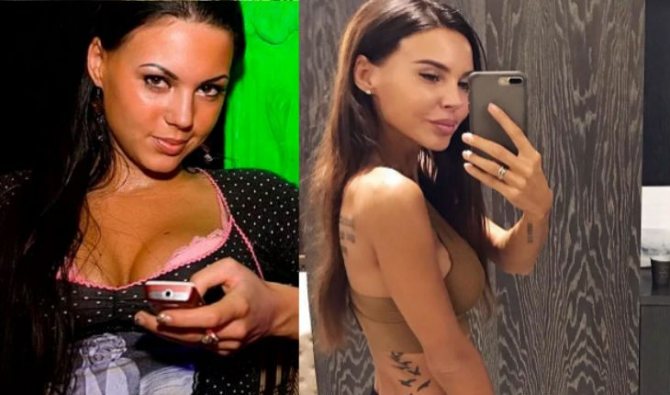 Оксана Самойлова тогда и сейчас