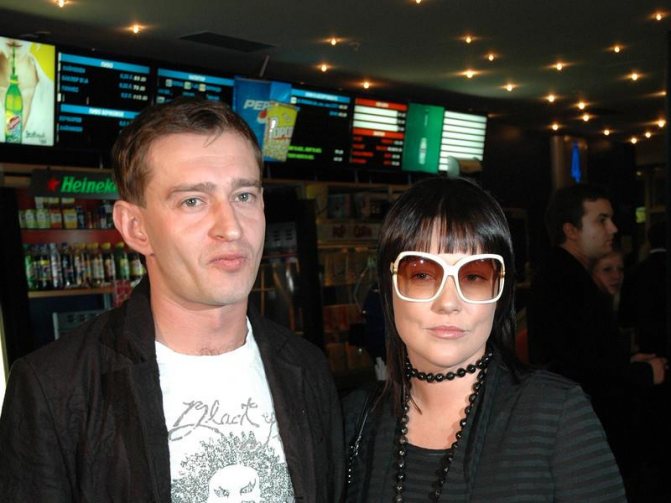 Рисунок 2. Хабенский с первой женой Настей