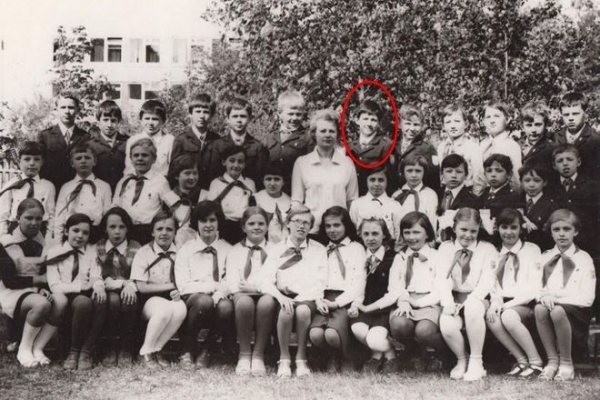 Слава Ещенко в школе