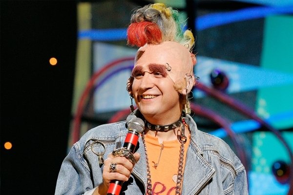 Святослав Ещенко в образе панка Ирокеза