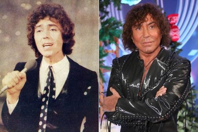 Валерий Леонтьев - в молодости и сейчас