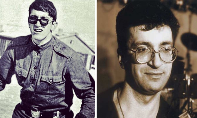 Во время службы и в молодости