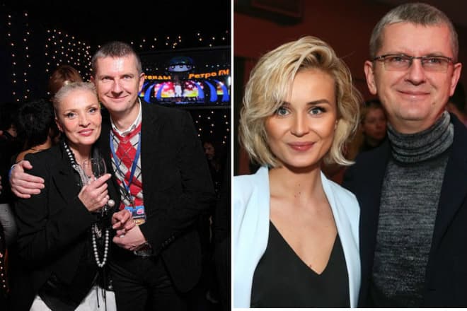 Юрий Аксюта с Лаймой Вайкуле и Полиной Гагариной