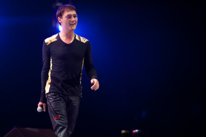 'Юрий Шатунов на концерте